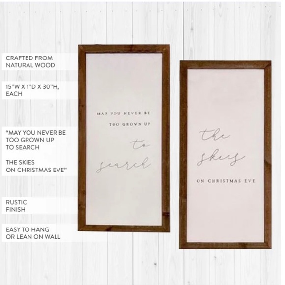 Christmas Eve signs 🪧 (set of two) - Picture 3 of 6